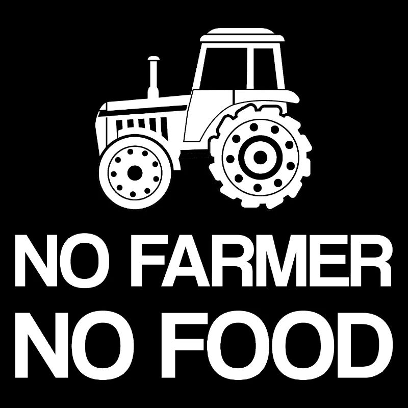 Keine Bauer Kein Essen Traktor Protest Politik