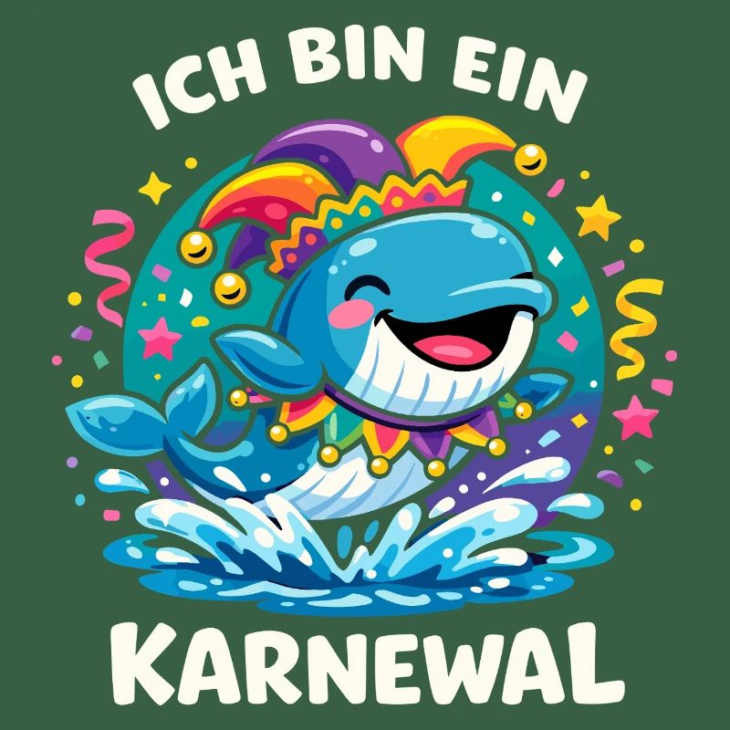 Ich bin ein Karnewal Damen Karneval Fasching Süß