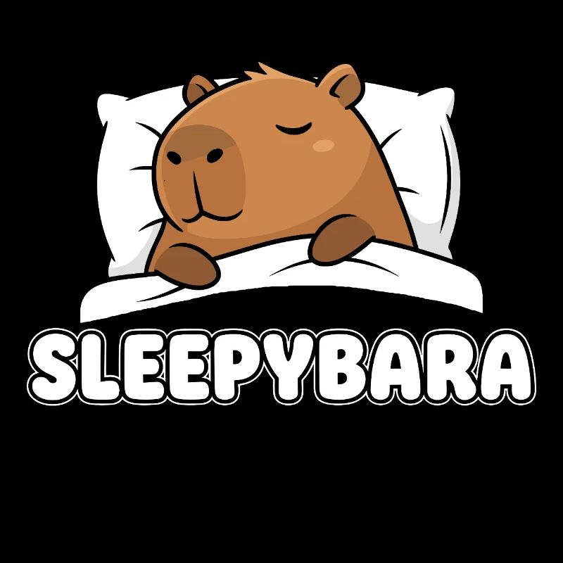 Sleepybara - Mignonne capybara endormie