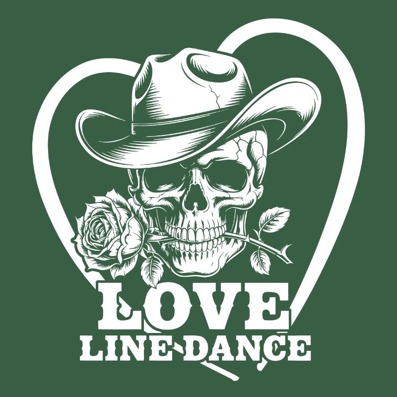 Schädel Liebe Line Dance