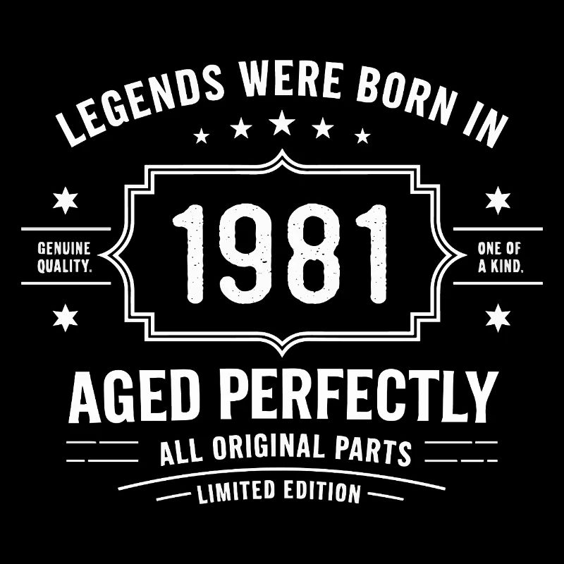 Original 1981 Vintage | Birthday Gift 1981