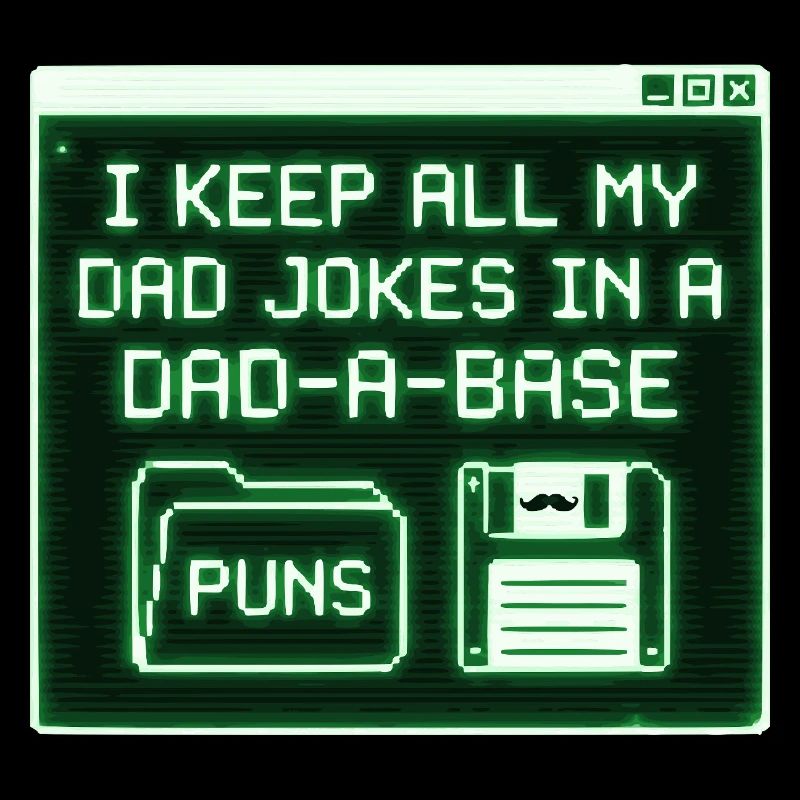 Je garde toutes mes blagues de papa dans une base de papa
