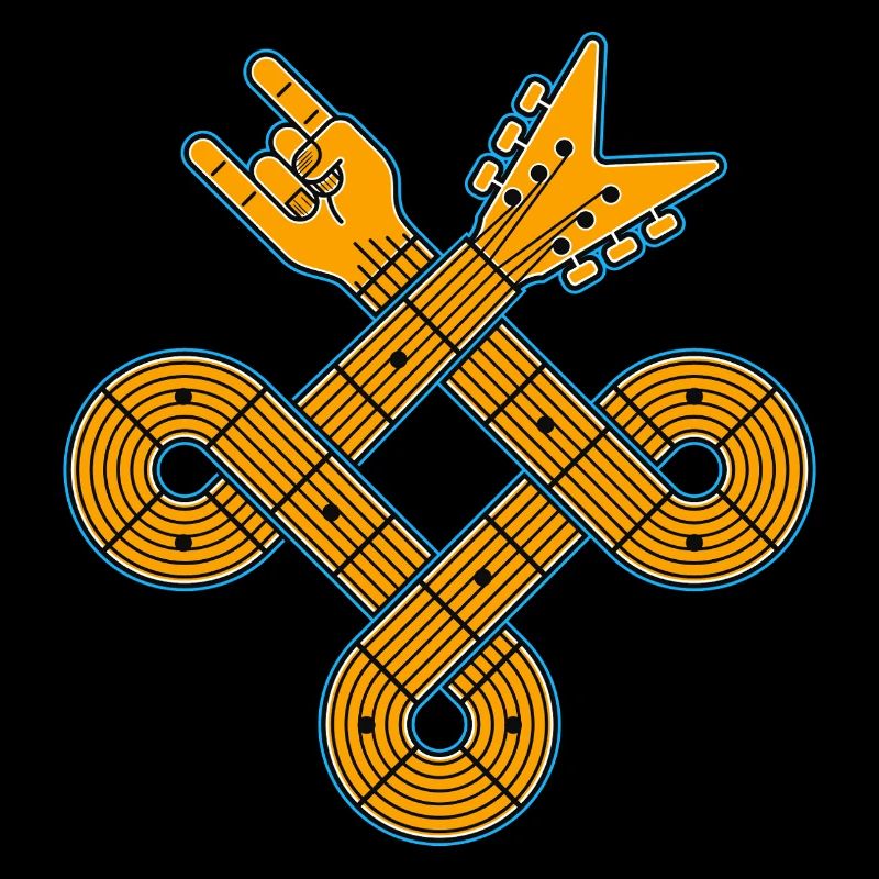 Emblème de guitare Celtic Knot