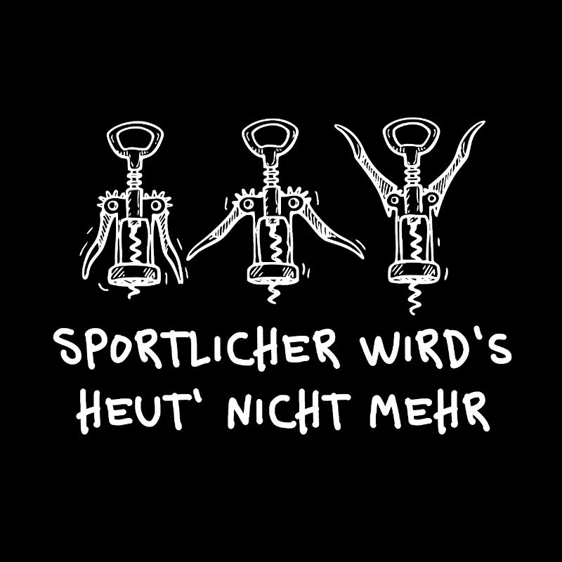 Korkenzieher Workout – Lustiger Bier Spruch