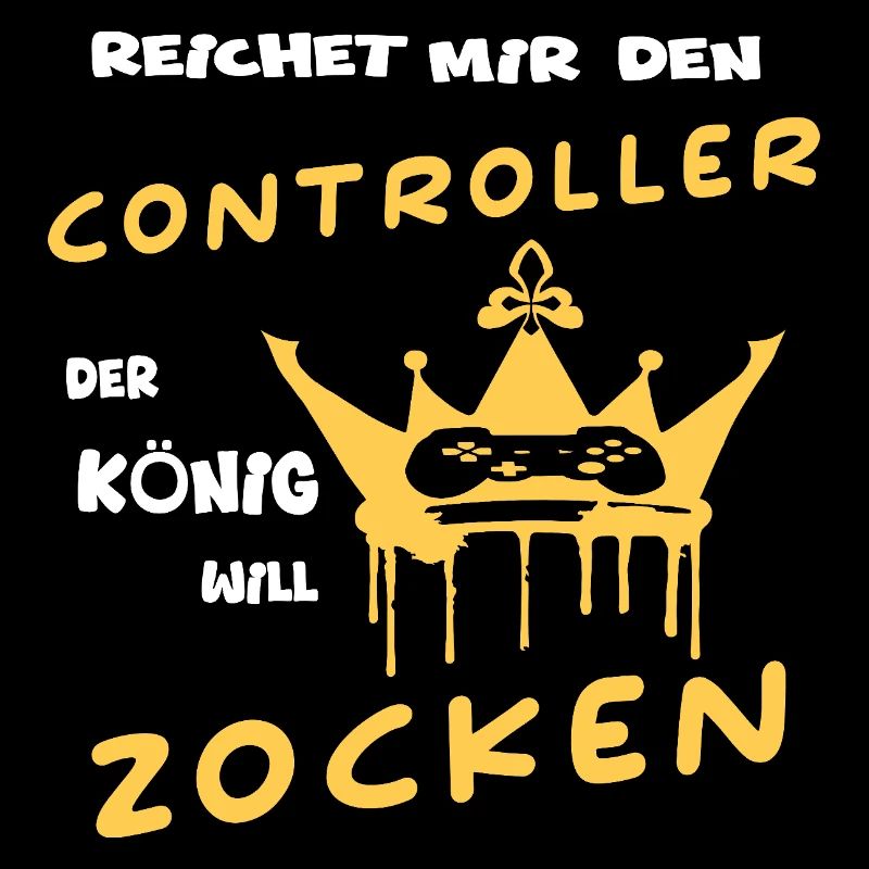 Il me tend la manette que le roi veut jouer