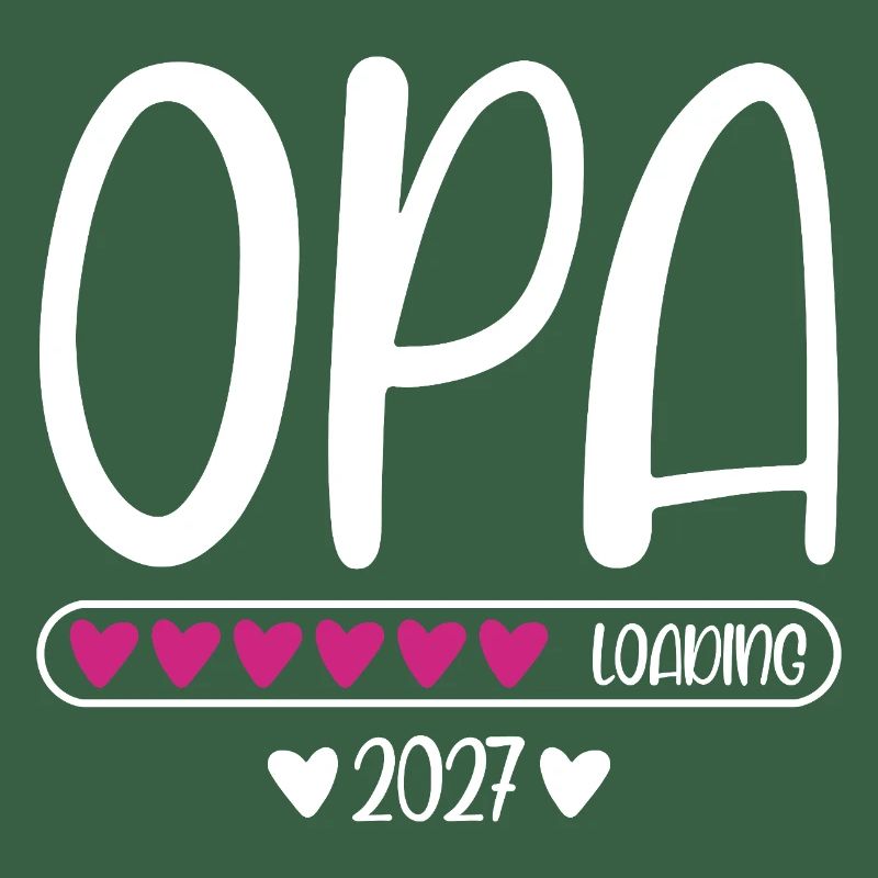 Opa 2027 loading mit Herzchen Ladebalken