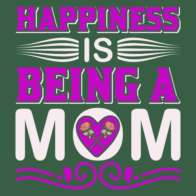 Glück ist, eine Mutter zu sein Mutterschaftsshirt
