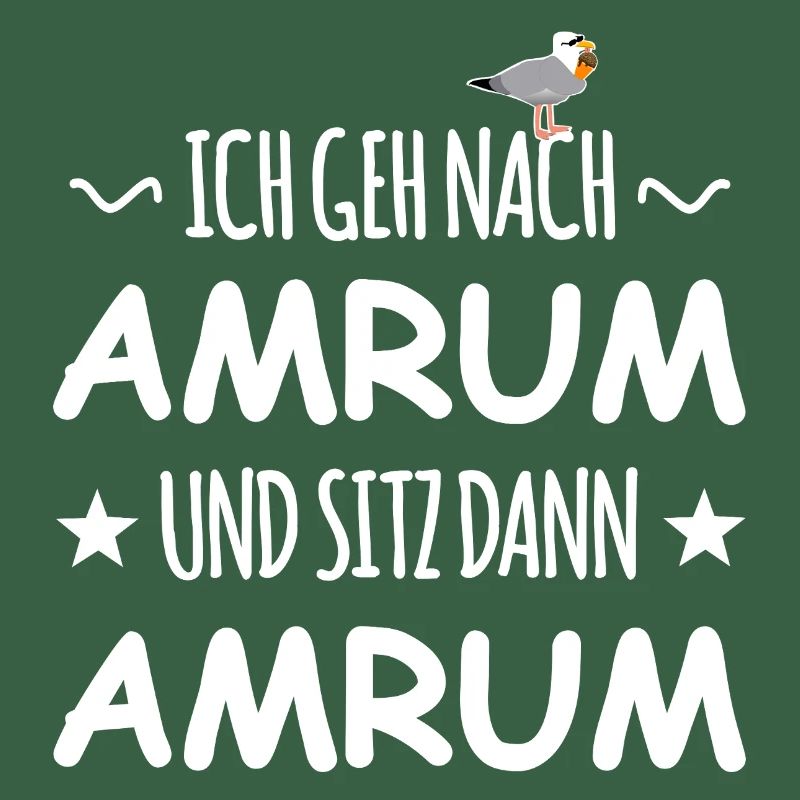 Amrum mit Schnaps Möwe