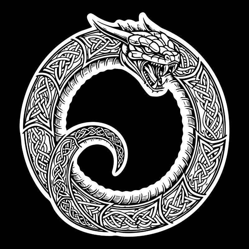 Jörmungand Serpent de Midgard Ouroboros Viking