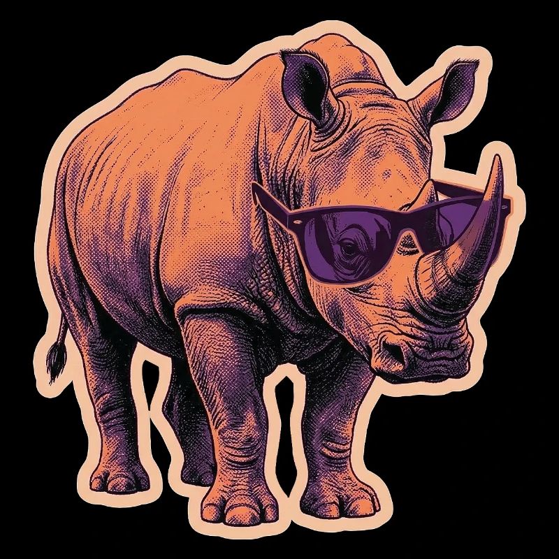 Rhinoceros Rhinoceros Sunglasses Risography