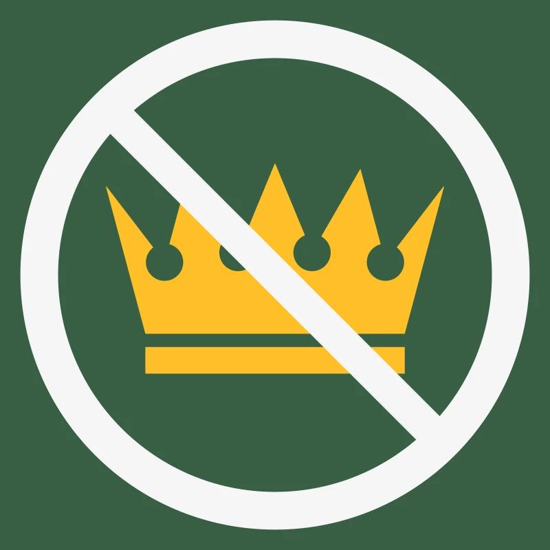 Pas de rois ! (Panneau de protestation / NEG 2C)