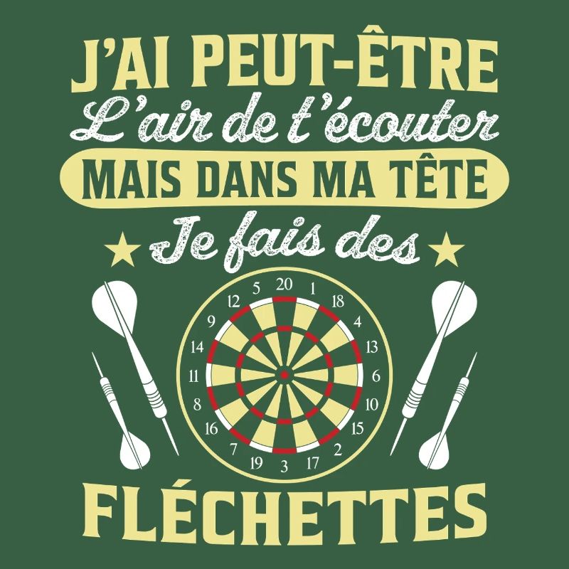  joue aux fléchettes