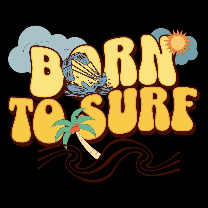 Né pour surfer