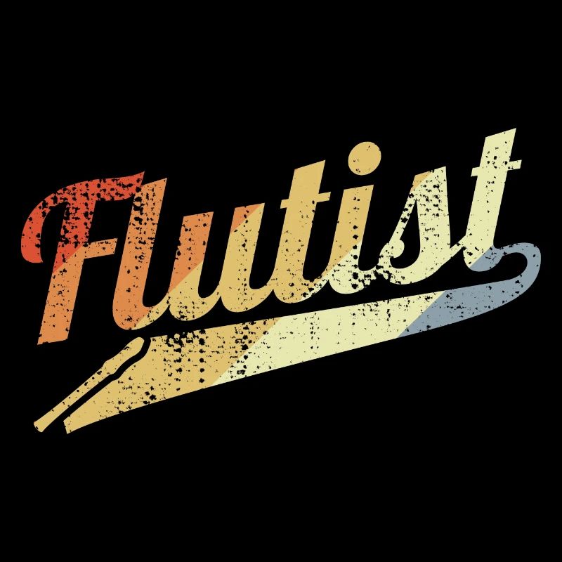 Flûtiste rétro