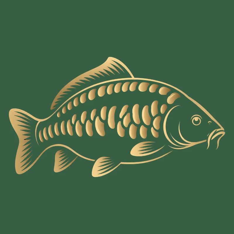 Carp Fish : design minimaliste de pêche