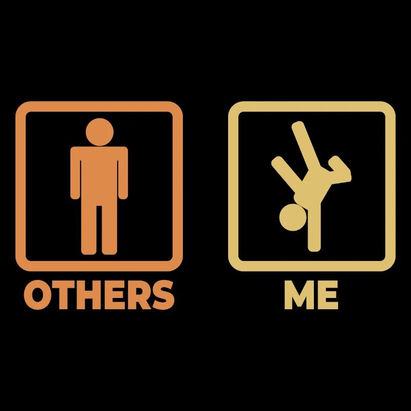 Breakdance Strichfiguren