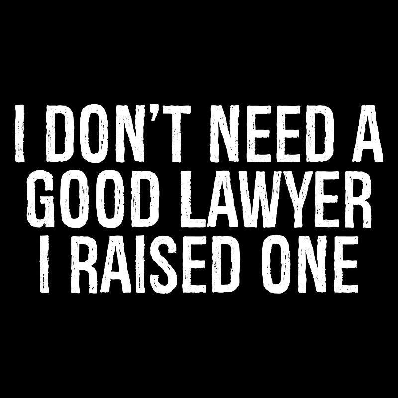 I don't need a good lawyer I raised one