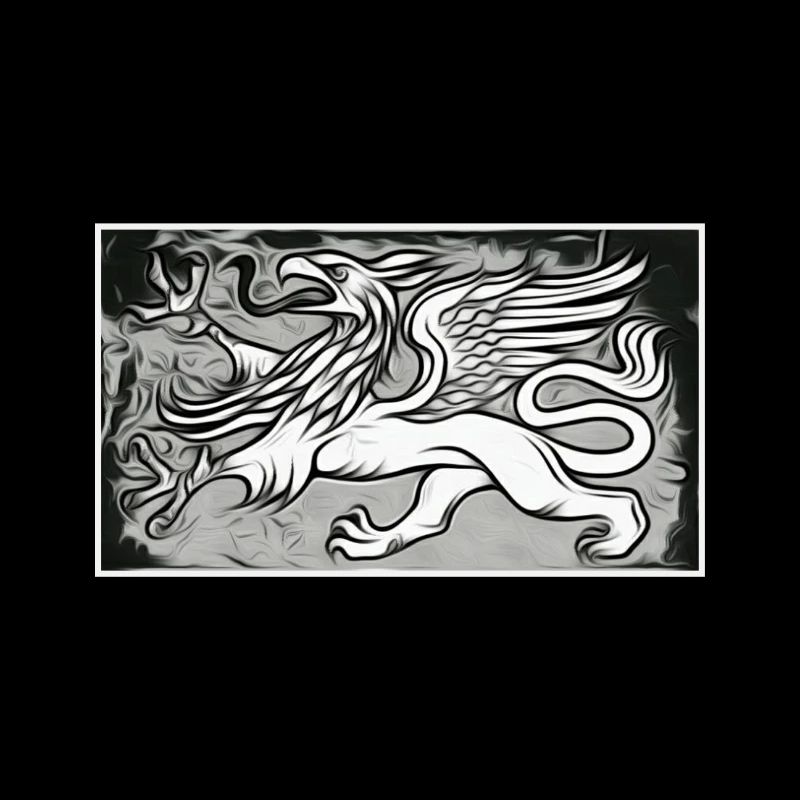 Un griffon en gris