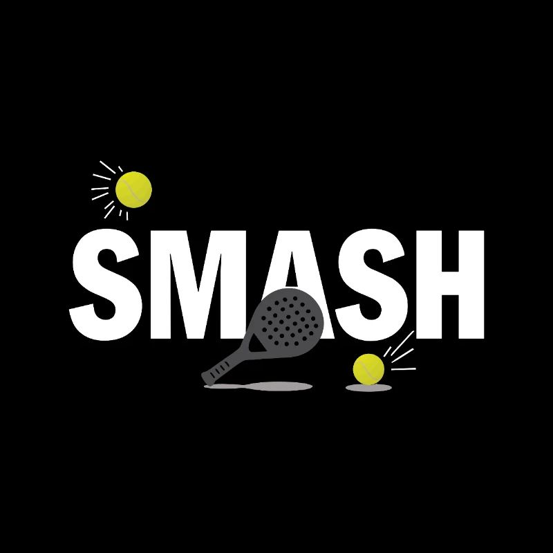 Look de terrain de sport de puissance Padel Smash