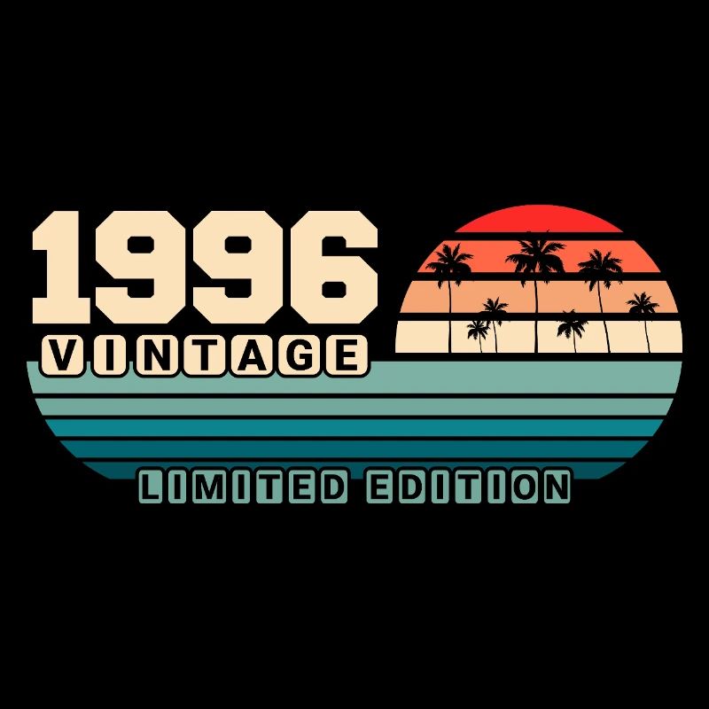 29th Birthday 1996 Vintage 1996 Retro Sunset