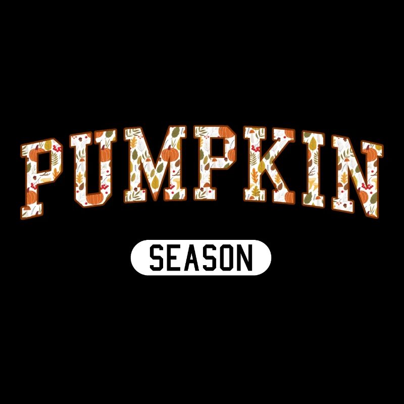 Saison des citrouilles - Graphique d’automne