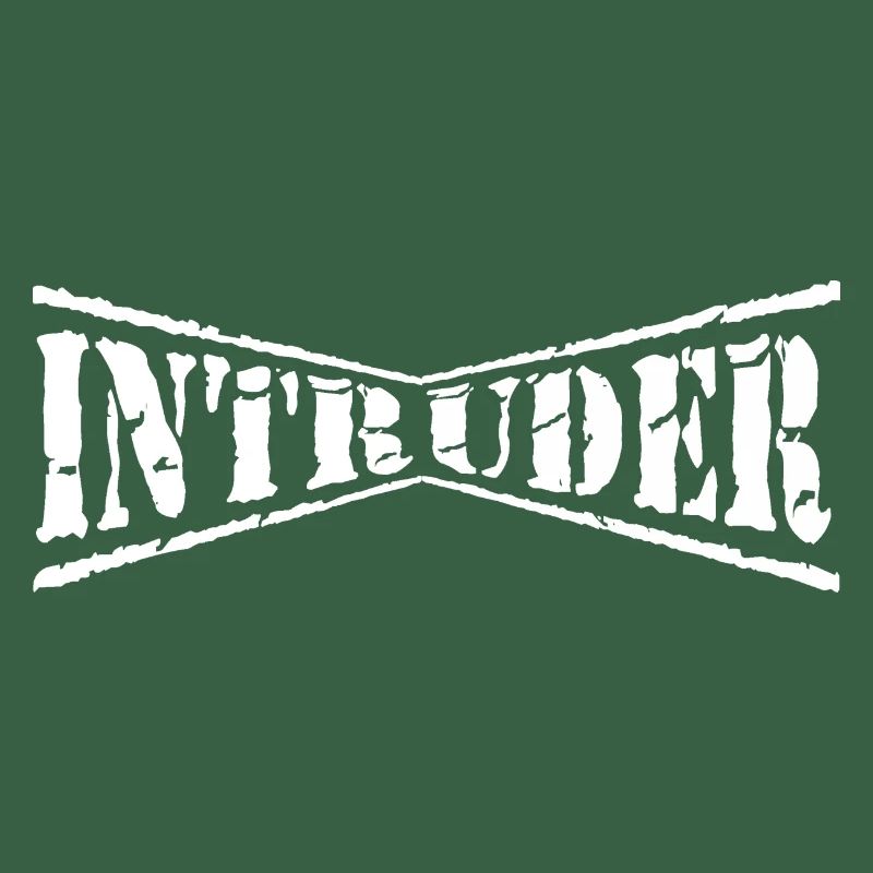 intrus hacker intrus clan sticker ordinateur