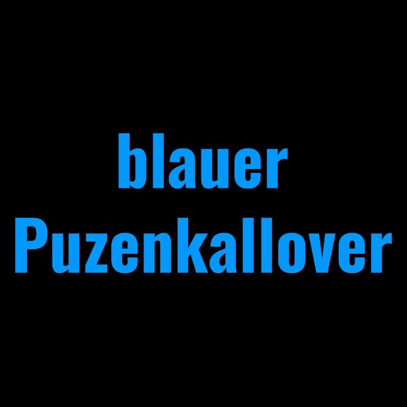 blauer Puzenkallover