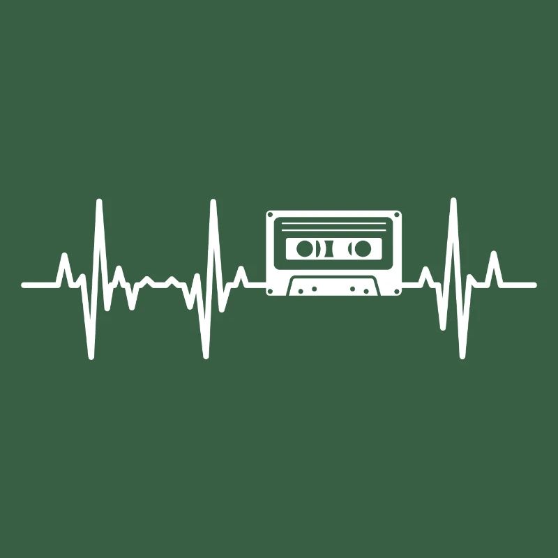 80er Kassette Herzfrequenz