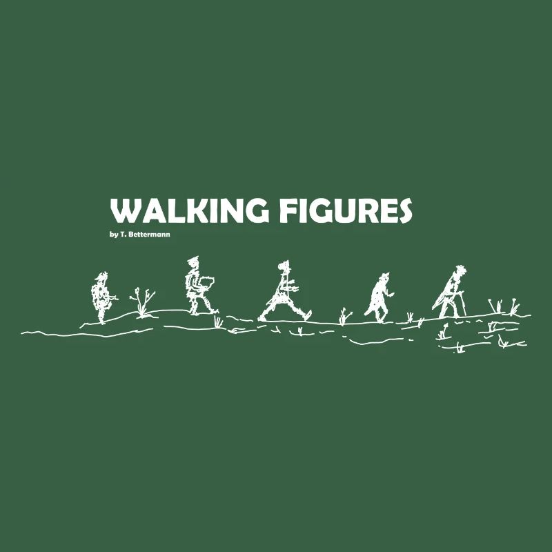 Figures de marche blanc