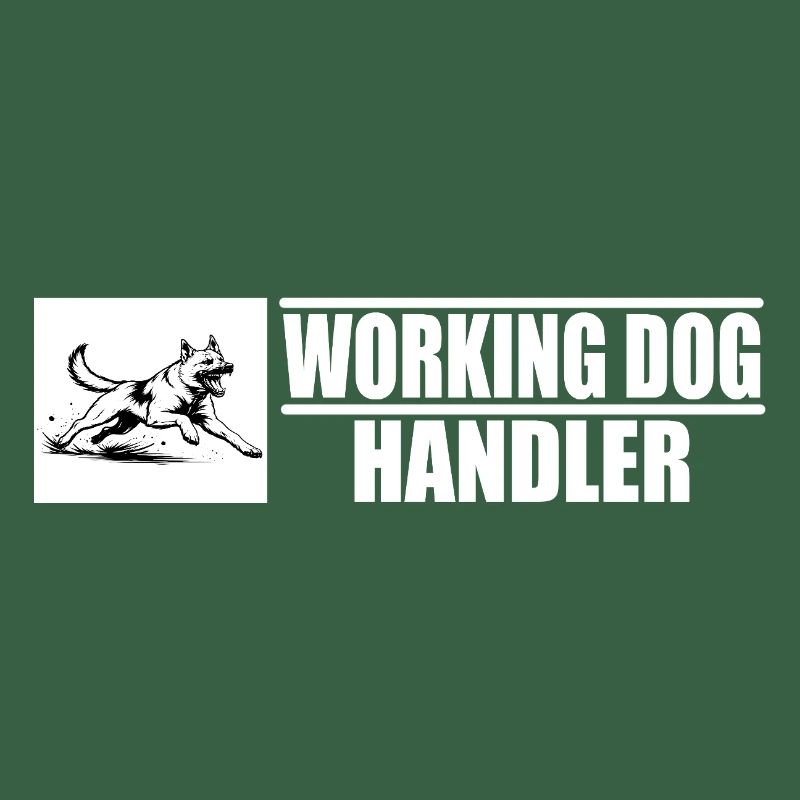 Working Dog Handler Motiv 