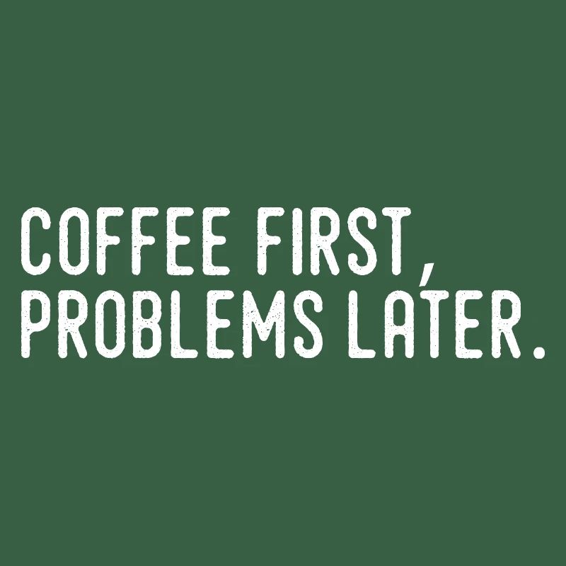 Kaffee erst Probleme später