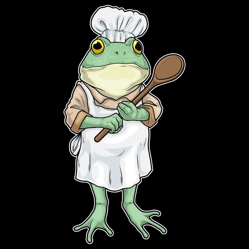 Frosch Koch Kochlöffel Kochen