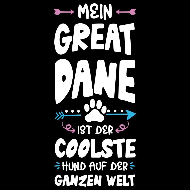 great dane hund spruch