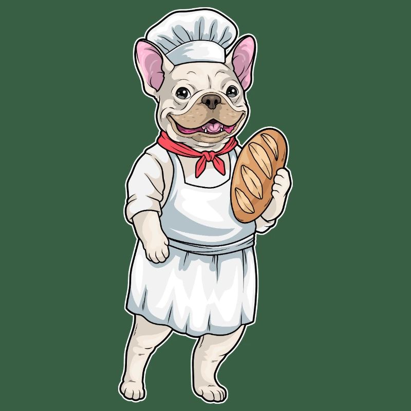 Bouledogue français Pain boulanger