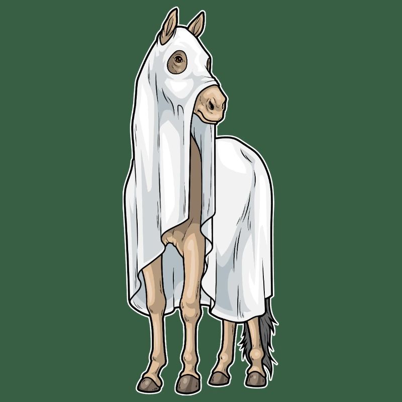 Pferd Halloween Geist