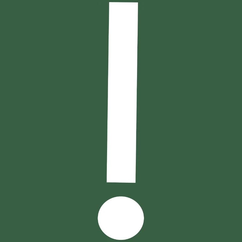 Modèle de modèle de point d’exclamation Modèle