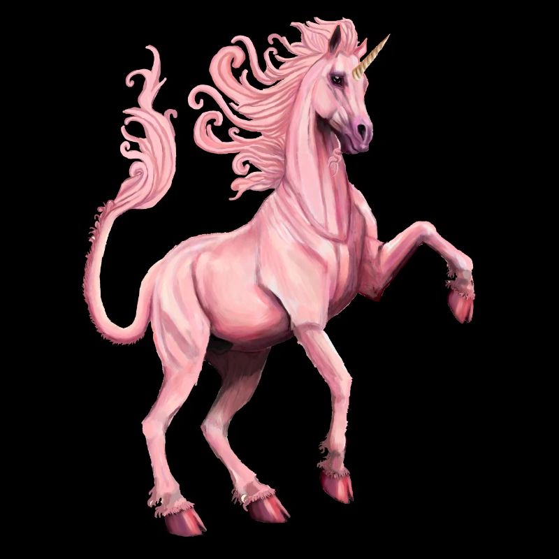 licorne rose