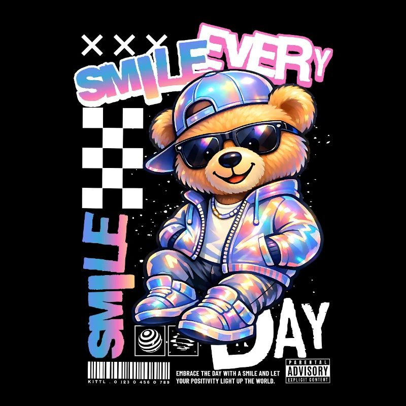 Bunter Bär Style Smile Every Day
