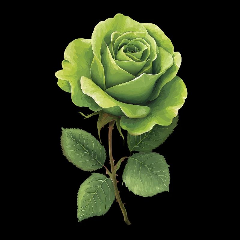 Rose verte