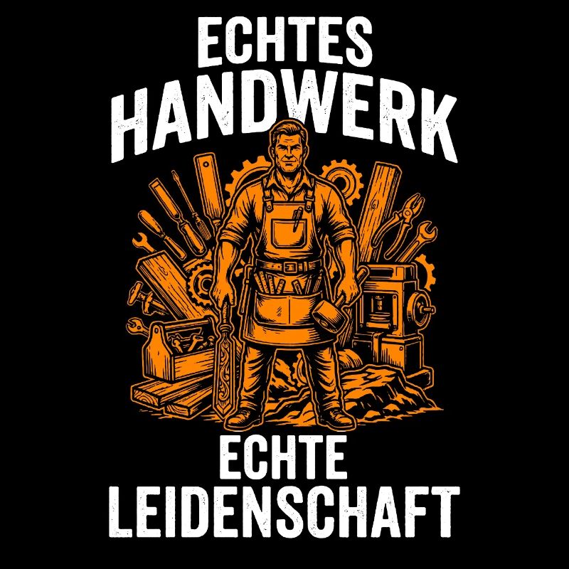 Echtes Handwerk Echte Leidenschaft Handwerker