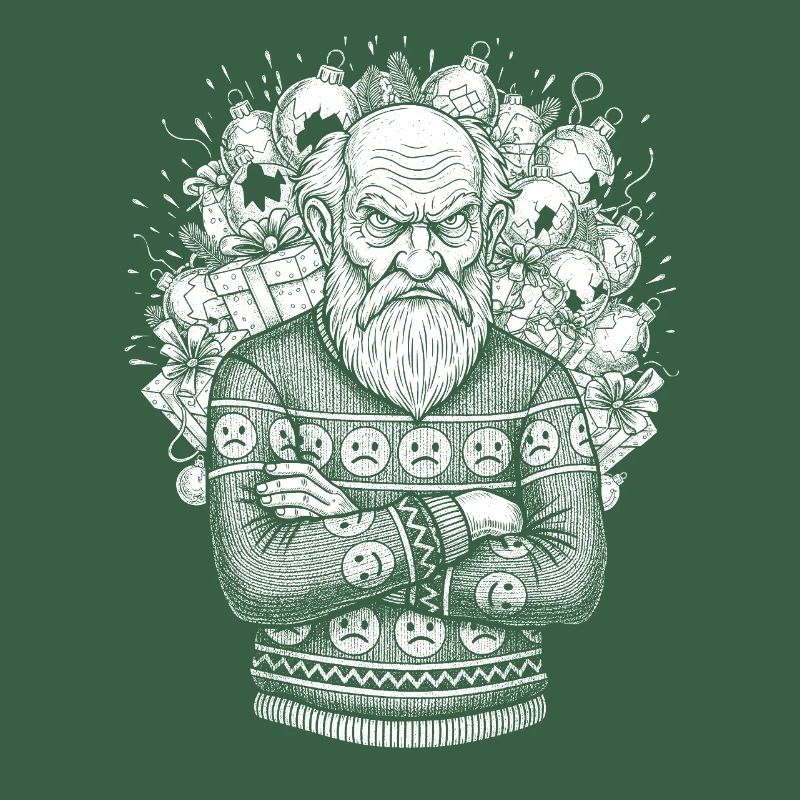 Pull de Noël moche