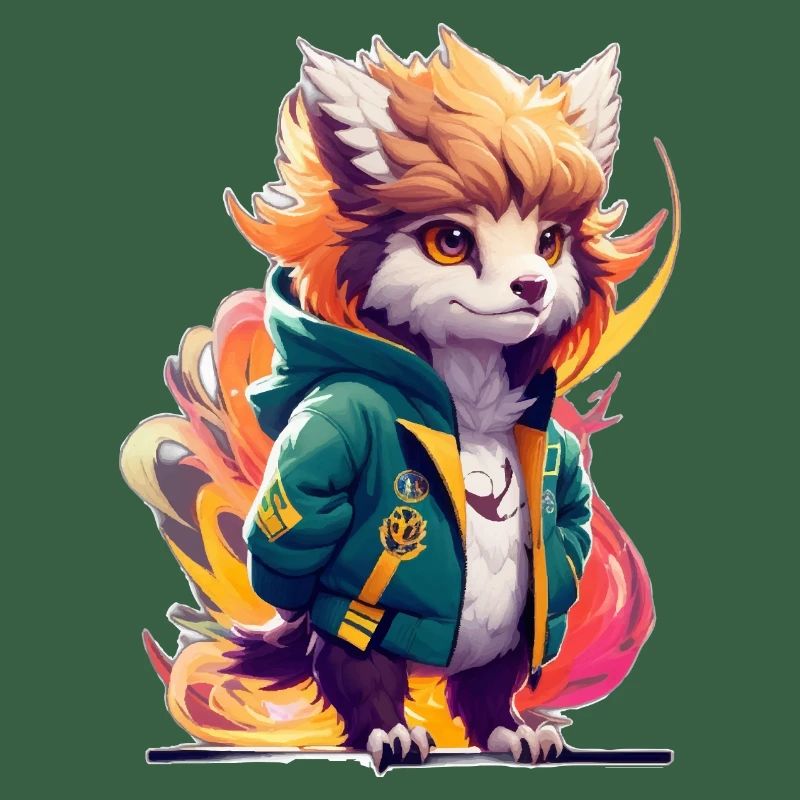 Cute stylish griffin