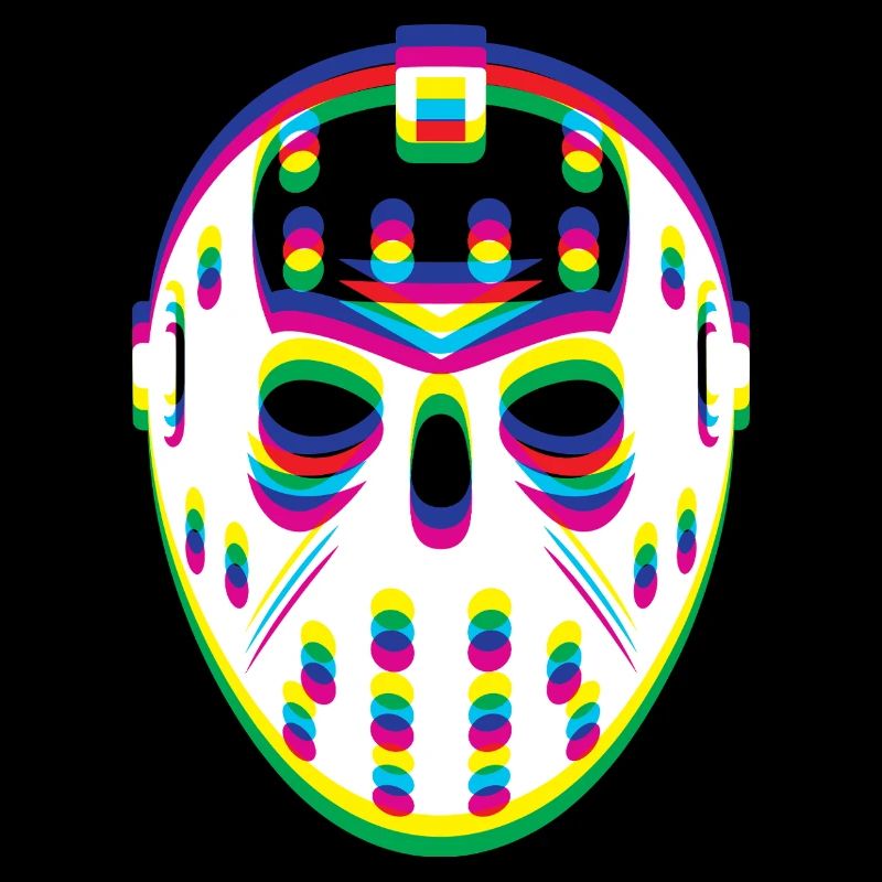 Masque de hockey EDM Techno Rave