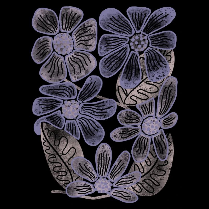 Lavender Bloom Blumenmuster