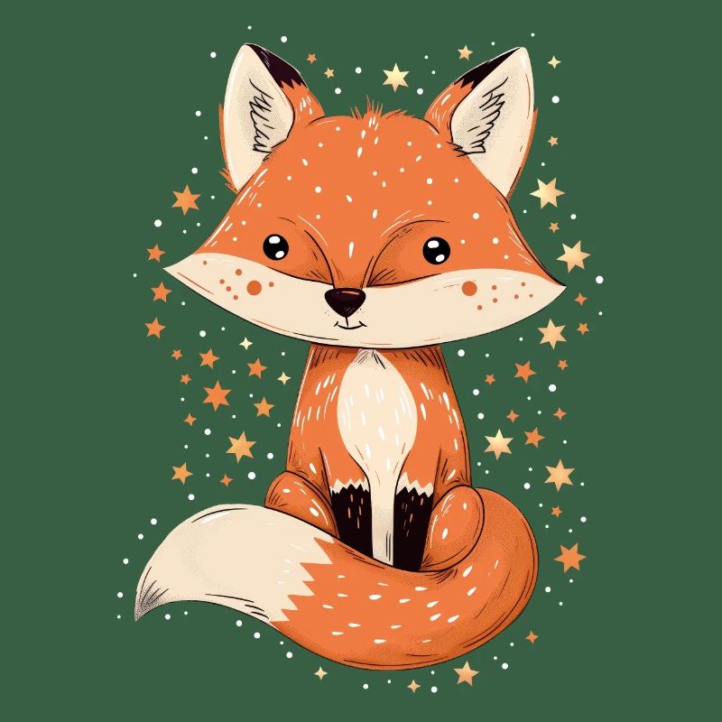 Fuchs mit Sternen