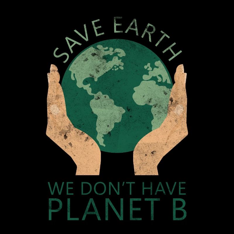 Eco-conscious Earth design with hands