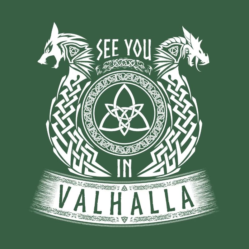 Lac You In Valhalla Vikings Dragons