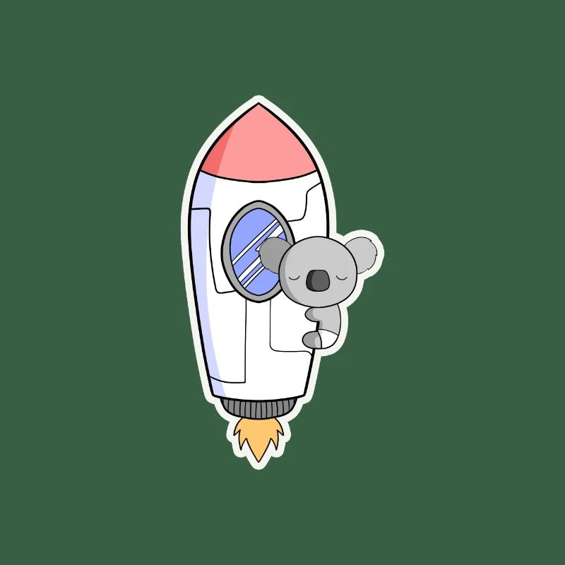 Koala rocket in orbit