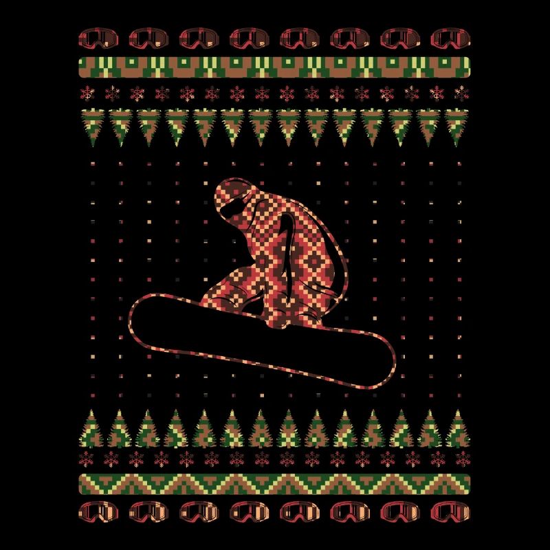Snowboarder snowboard winter christmas