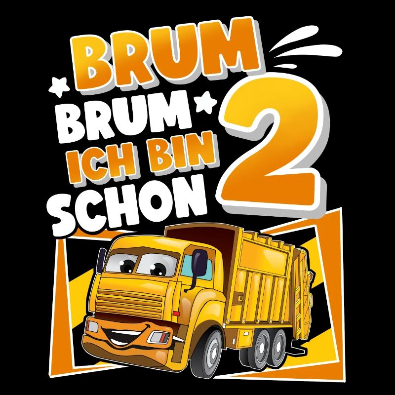 2 Jahre Kinder Müllauto
